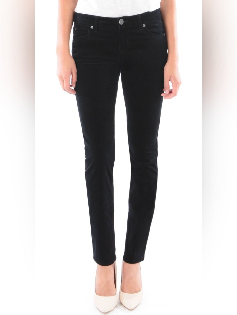 KUT FROM THE KLOTH Diana Skinny Corduroy Pants Fab Ab High Rise Size 16W